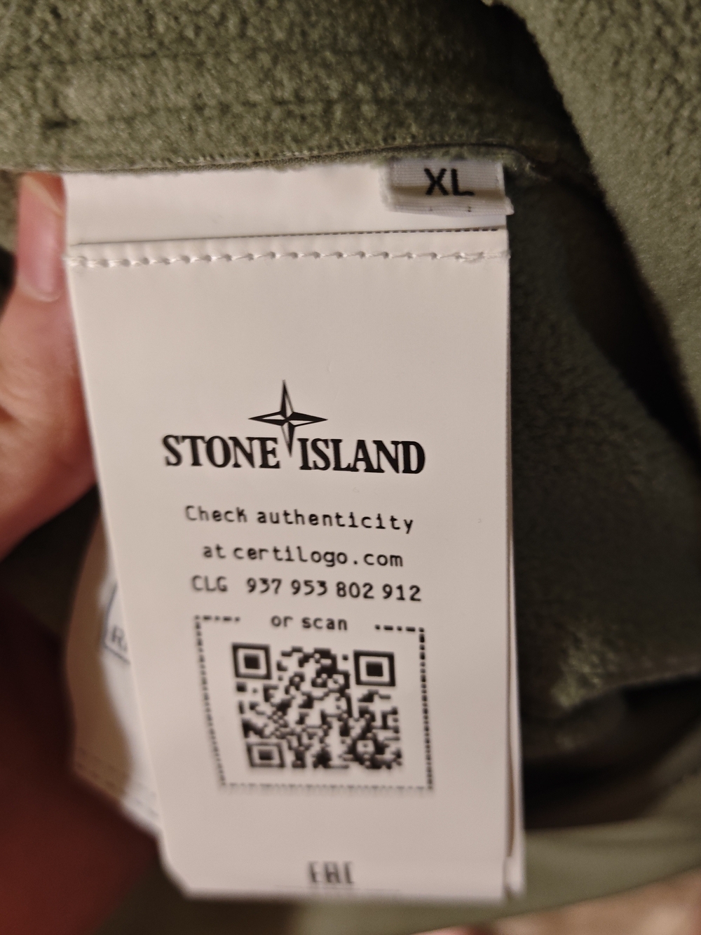 Stone Island Men's Olive Green Soft-Shell Hooded Jacket - Picture 7 of 10